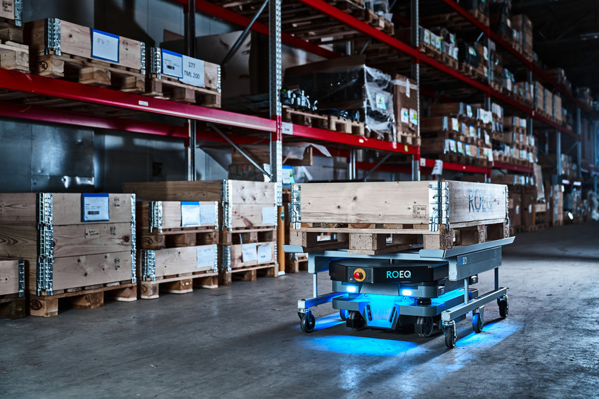 La nouvelle solution de ROEQ double la charge utile du robot mobile autonome le plus populaire de MiR
